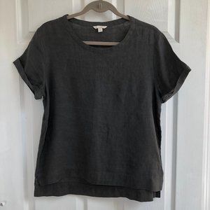 GAP Linen Short Sleeve Top - Size L NWOT